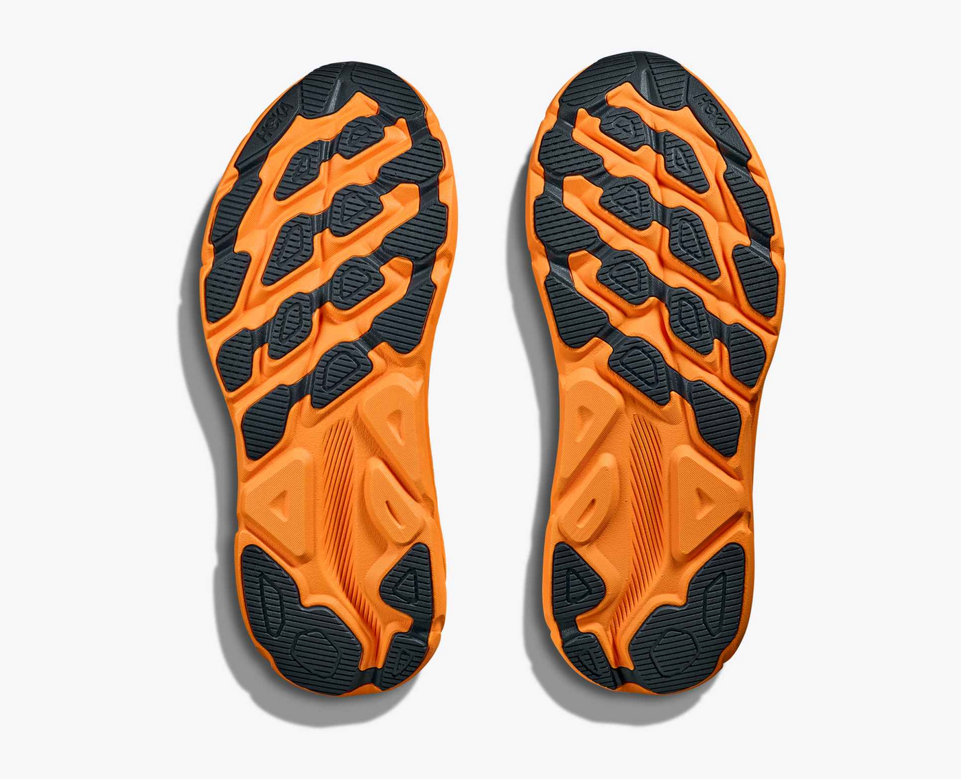 Hoka Clifton 9 GORE TEX - Stormy skies/Orange zest