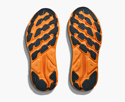 Hoka Clifton 9 GORE TEX - Stormy skies/Orange zest