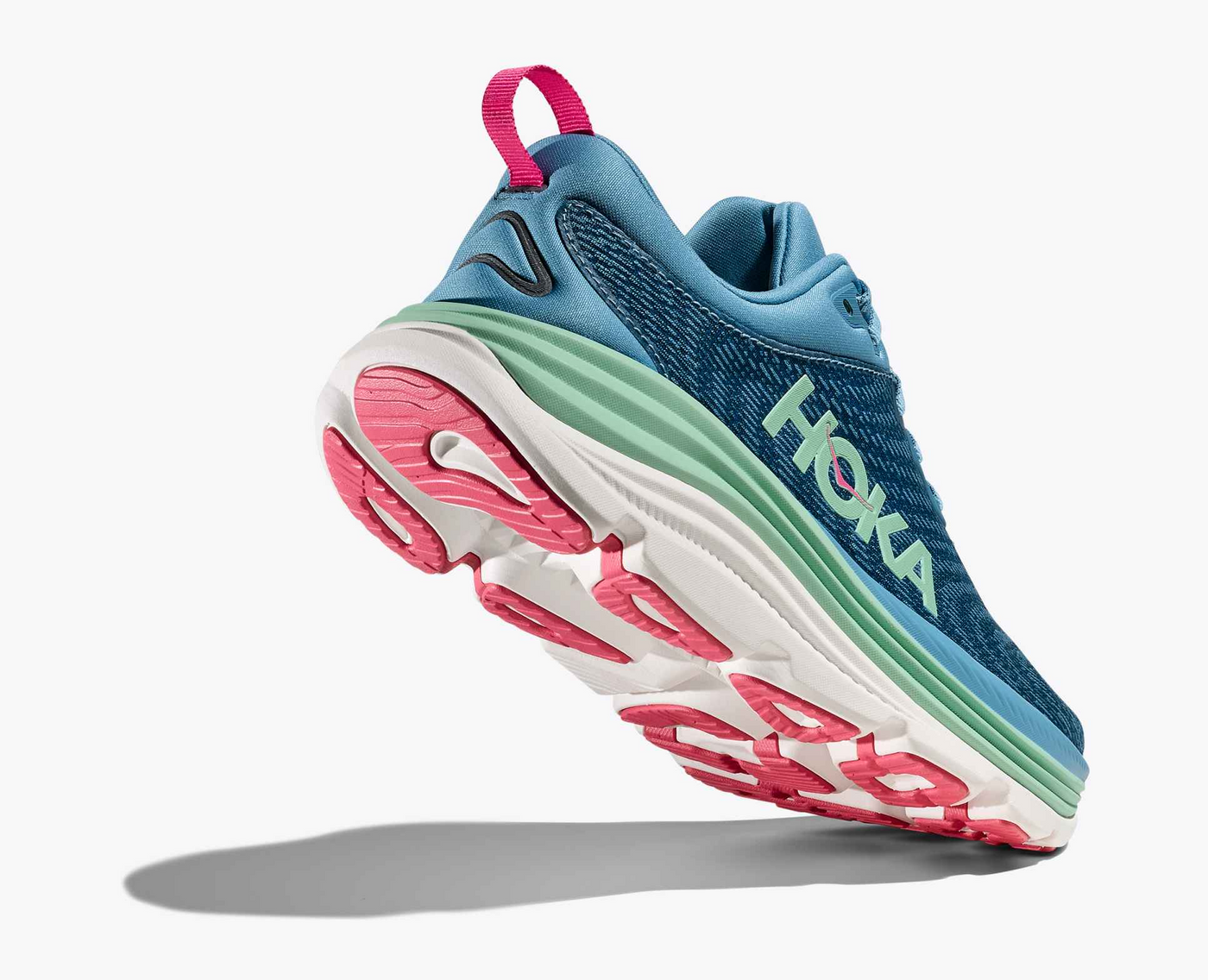 Hoka Gaviota 5 - Alpine blue/Jadeite