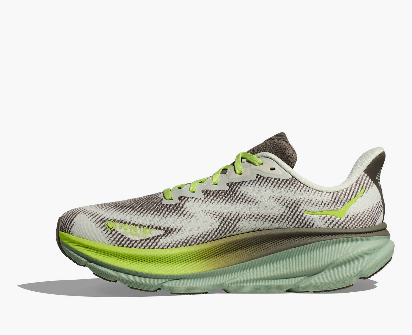 Hoka Clifton 9 GORE TEX - Slate/Aloe vera