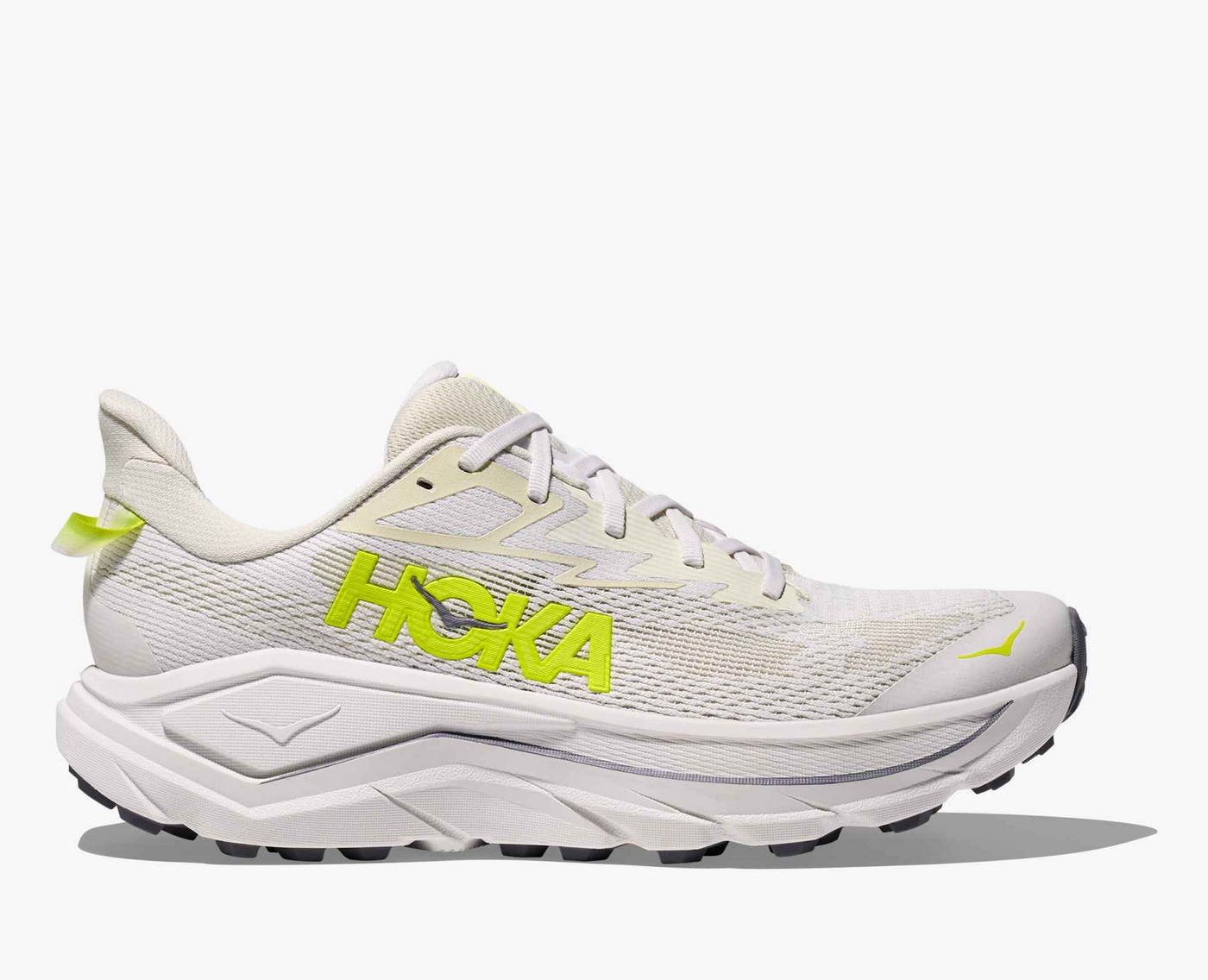 Hoka Challenger 8 - White/Neon citrus