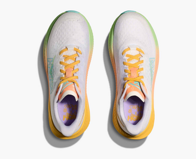 Hoka Mach 6 – White/Yellow Multi