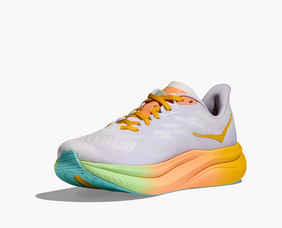 Hoka Mach 6 – White/Yellow Multi