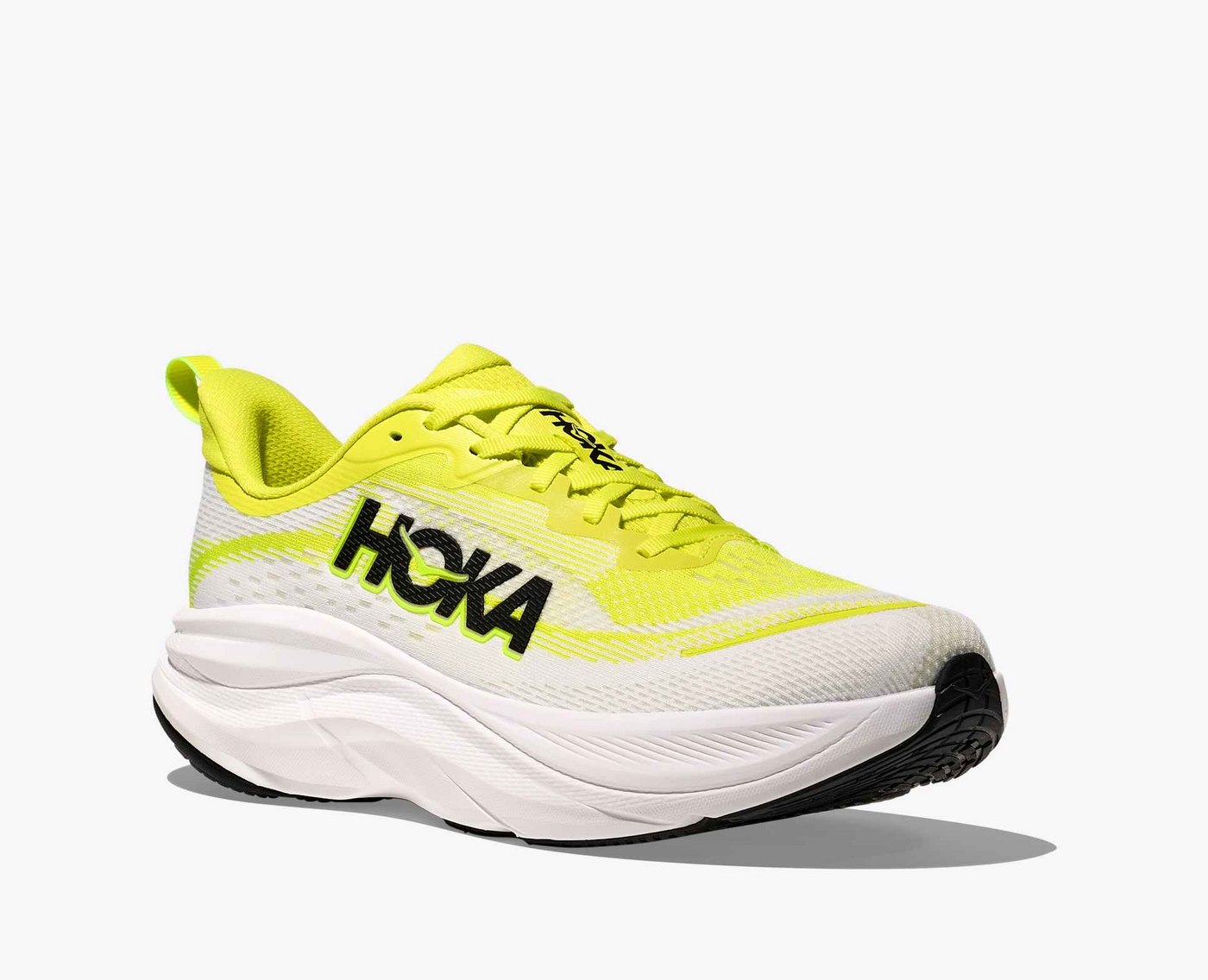 Hoka Skyflow - Neon hoka citrus/Neon white