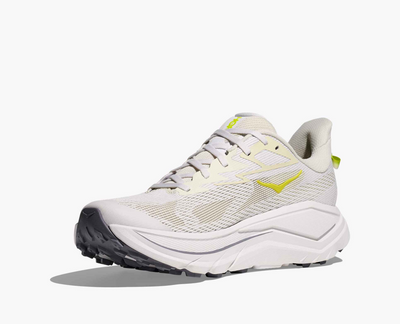 Hoka Challenger 8 - White/Neon citrus