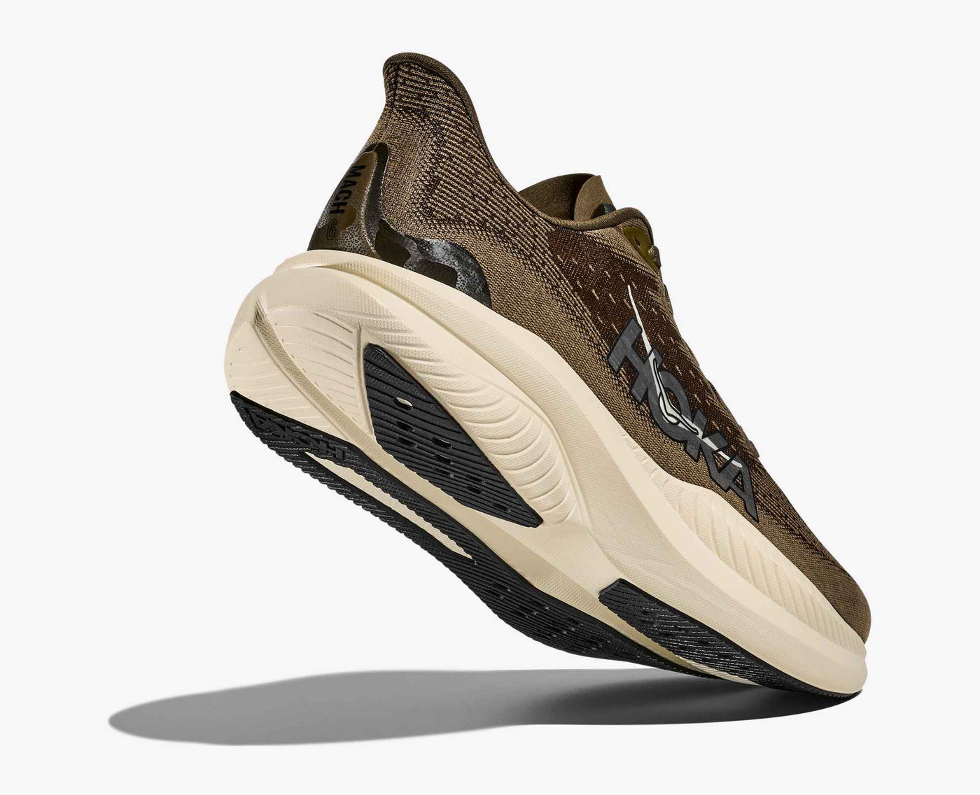 Hoka Mach 6 – Antique Olive/Truffle salt