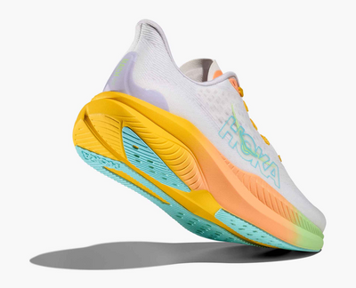 Hoka Mach 6 – White/Yellow Multi