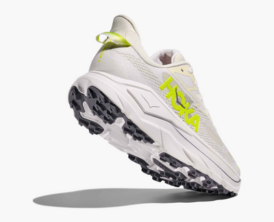 Hoka Challenger 8 - White/Neon citrus