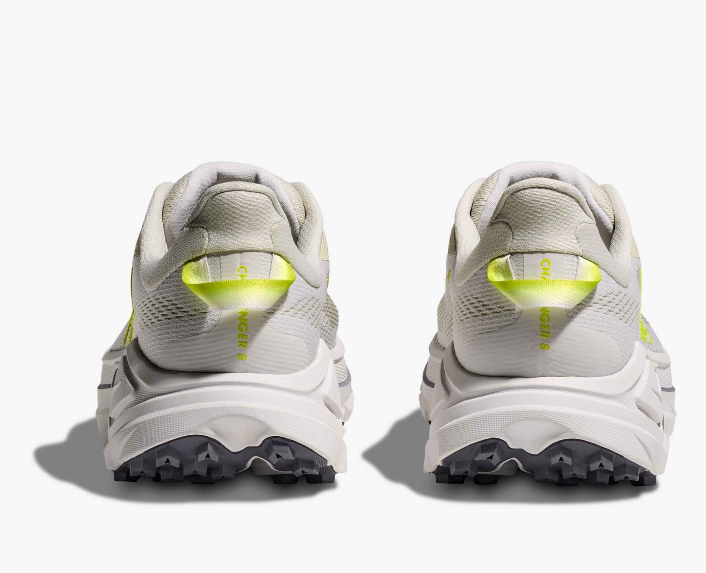 Hoka Challenger 8 - White/Neon citrus