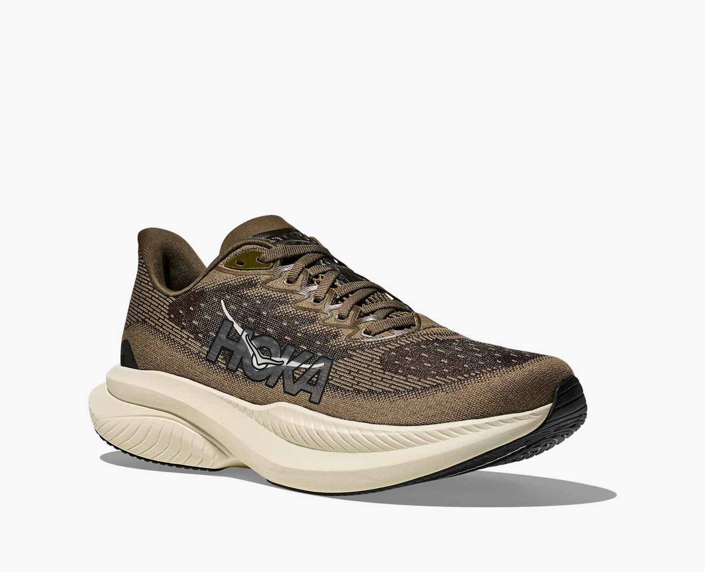 Hoka Mach 6 – Antique Olive/Truffle salt