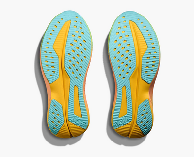 Hoka Mach 6 – White/Yellow Multi