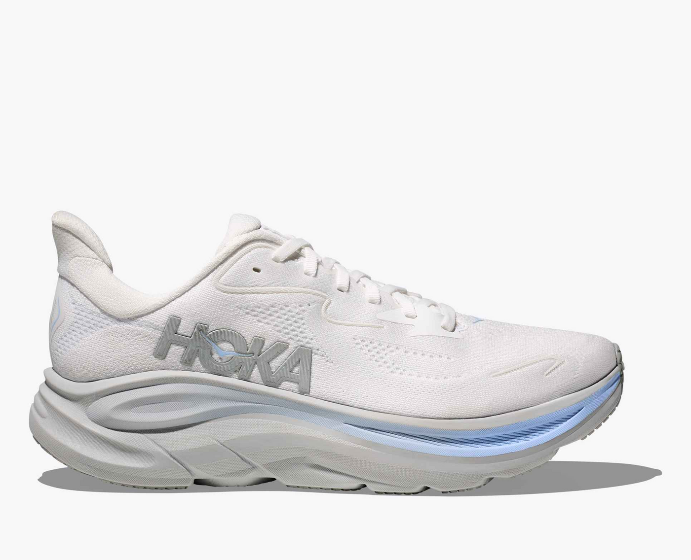 Hoka Clifton 10 - White/Glacier blue