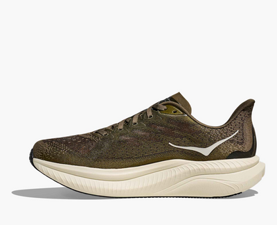 Hoka Mach 6 – Antique Olive/Truffle salt