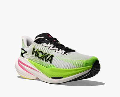 Hoka Mach X 3 - White/Neon lime