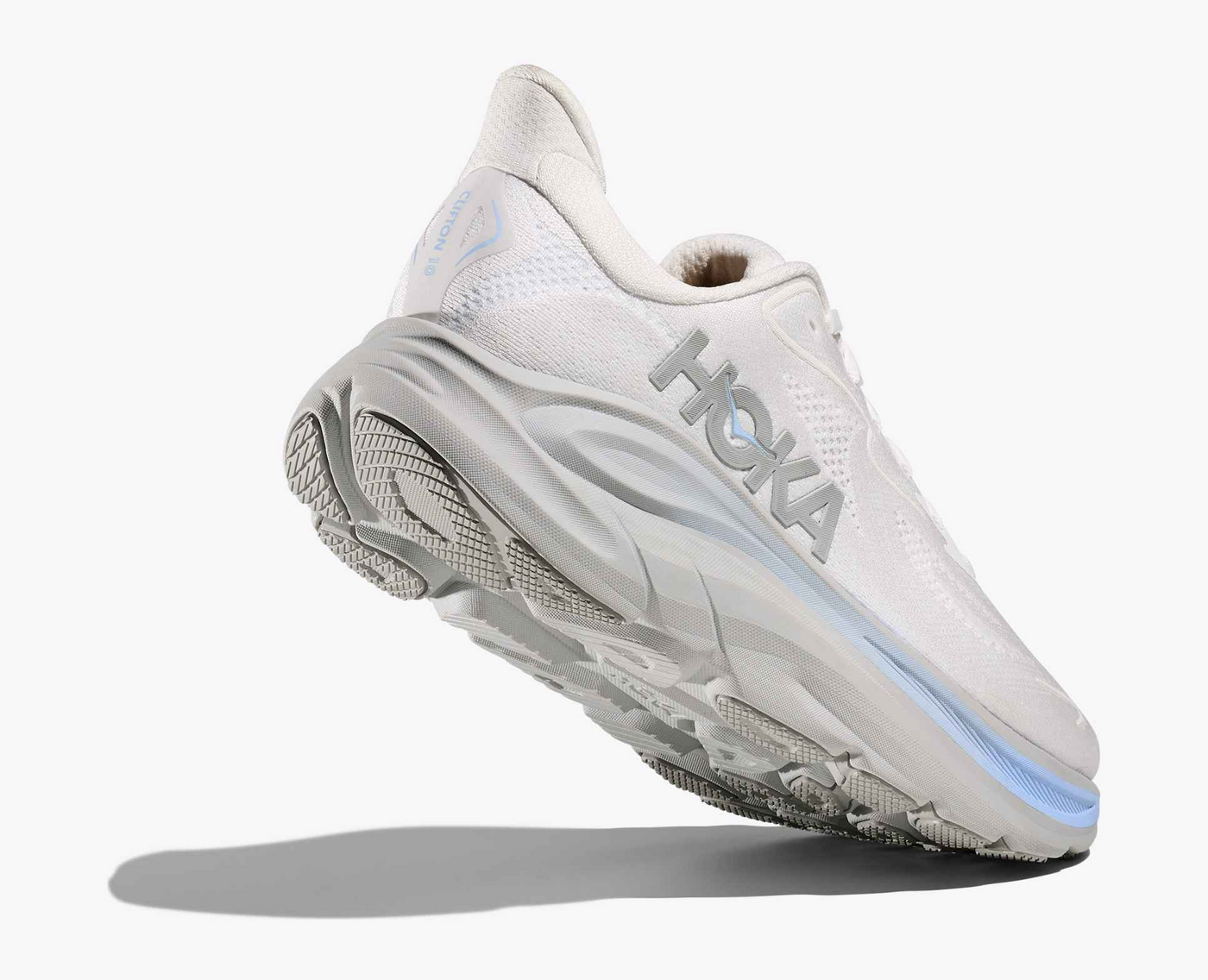 Hoka Clifton 10 - White/Glacier blue