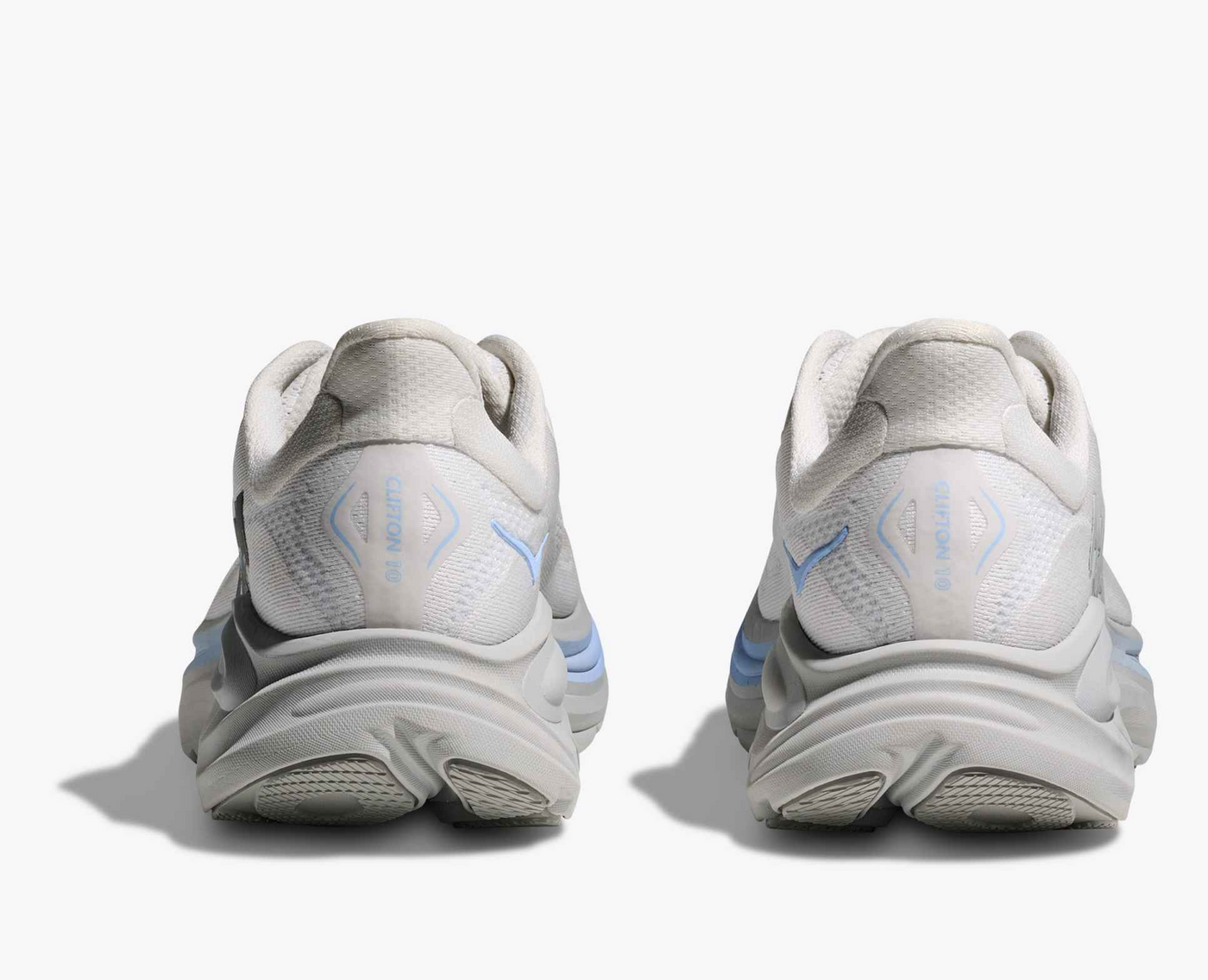 Hoka Clifton 10 - White/Glacier blue