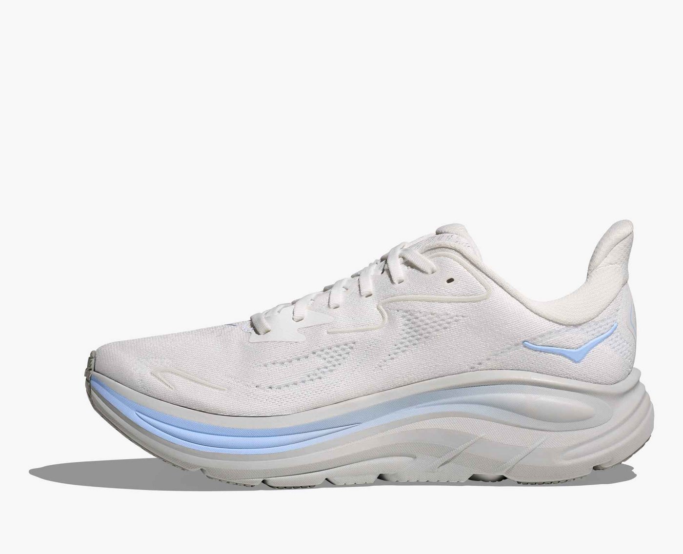 Hoka Clifton 10 - White/Glacier blue
