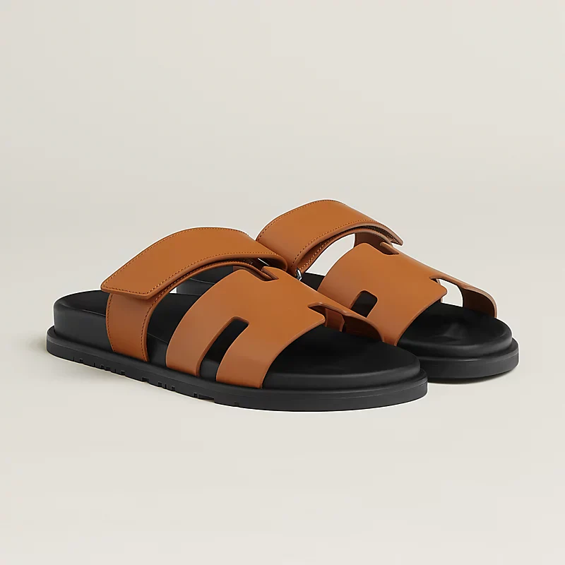 Hermès Chypre Sandal – Caramel/Black