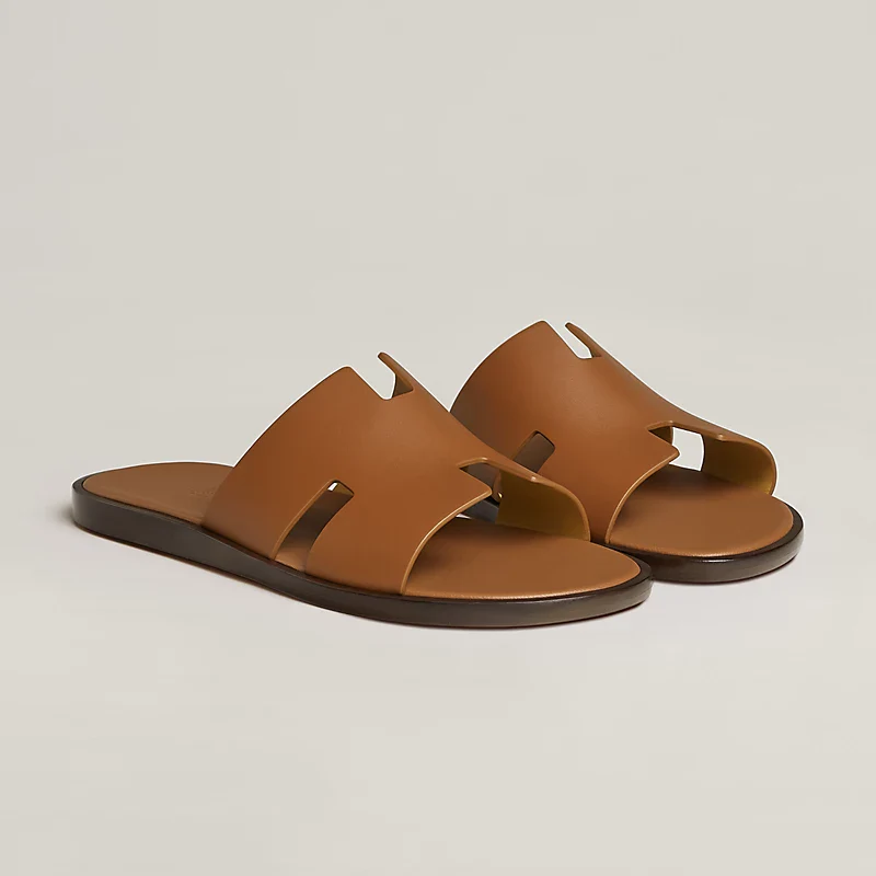 Hermes Izmir Caramel Sandals