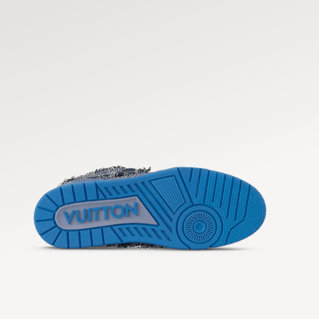 Louis Vuitton Skate Sneaker Blue Swarovski Monogram