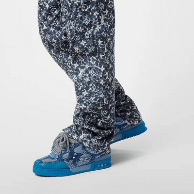 Louis Vuitton Skate Sneaker Blue Swarovski Monogram