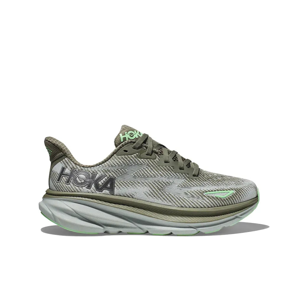 Hoka Clifton 9 Men’s Sneakers – Green