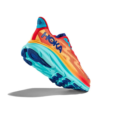 Hoka Clifton 9 Women’s Sneakers – Red/Orange