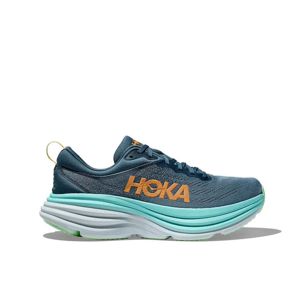 Hoka Bondi 8 Men’s Sneakers – Blue/Light Green