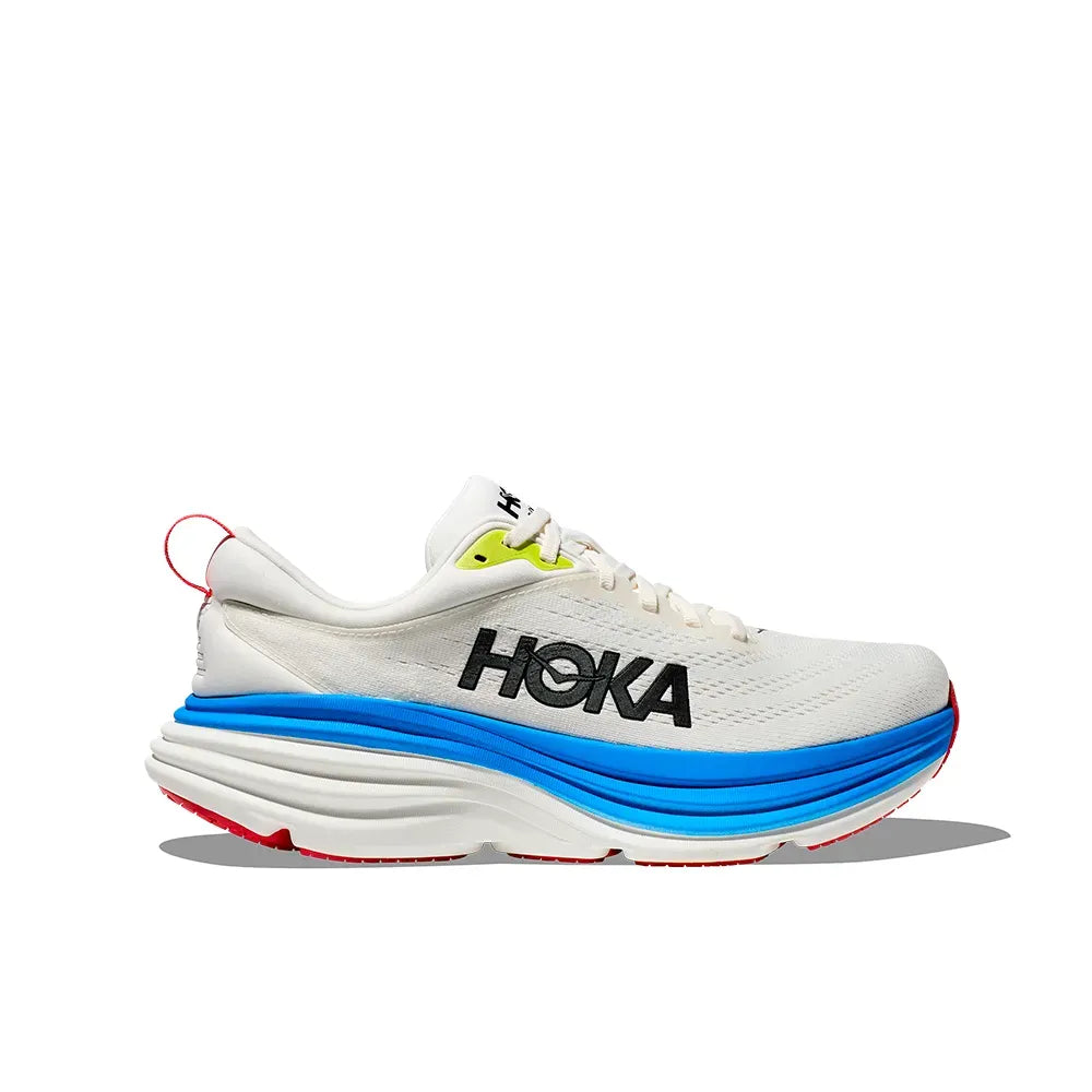 Hoka Bondi 8 Men’s Sneakers – White/Blue