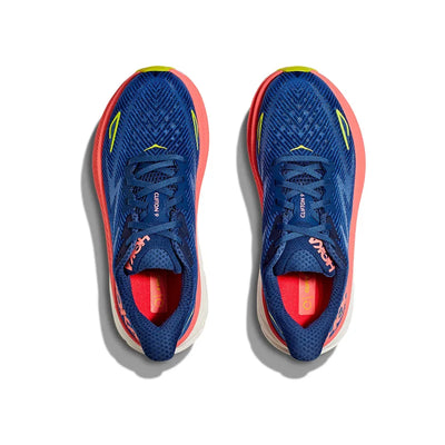 Hoka Clifton 9 Women’s Sneakers – Navy/Coral