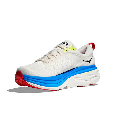 Hoka Bondi 8 Men’s Sneakers – White/Blue
