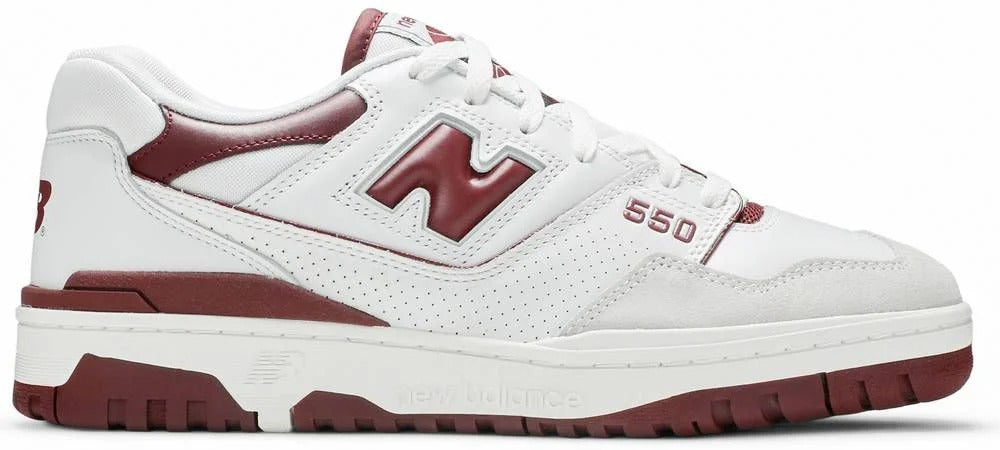 New Balance 550 Sea Salt Burgundy