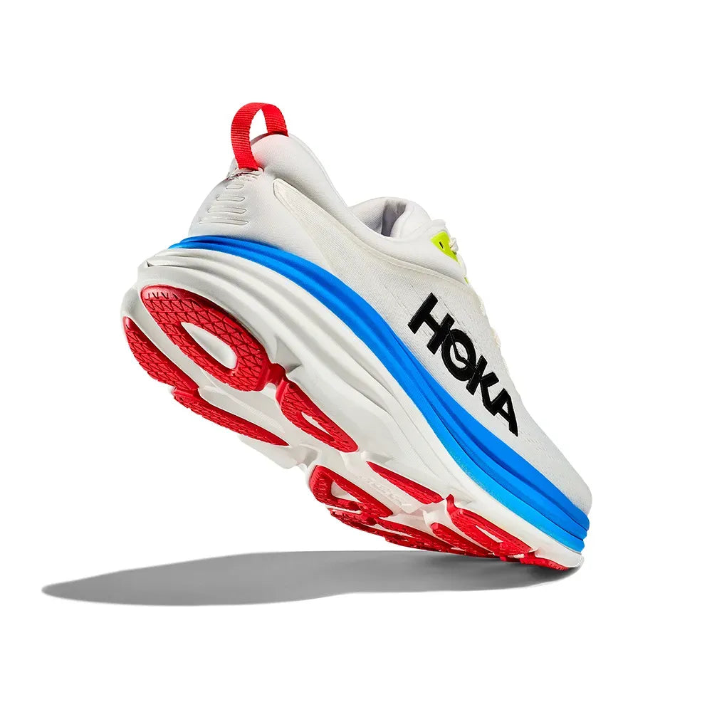 Hoka Bondi 8 Men’s Sneakers – White/Blue