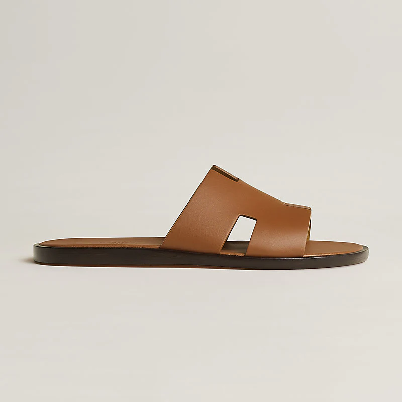 Hermes Izmir Caramel Sandals