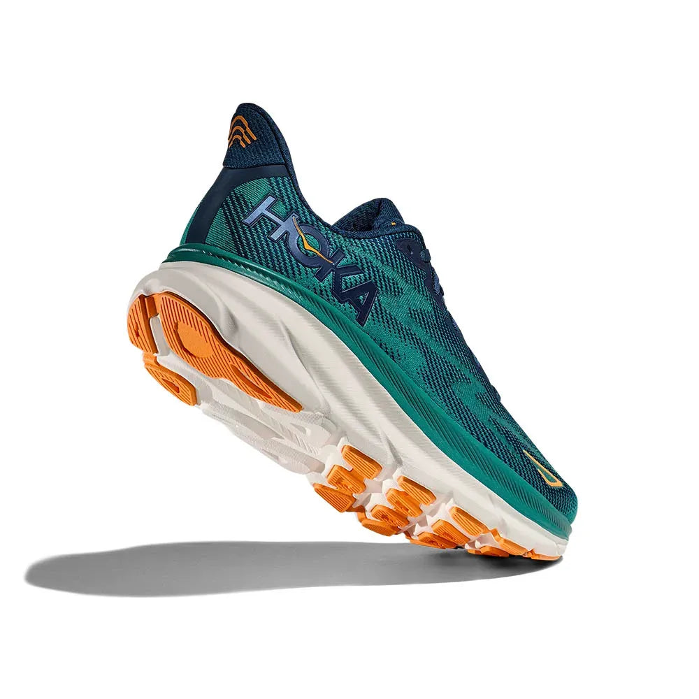 Hoka Clifton 9 Men’s Sneakers – Teal/Navy