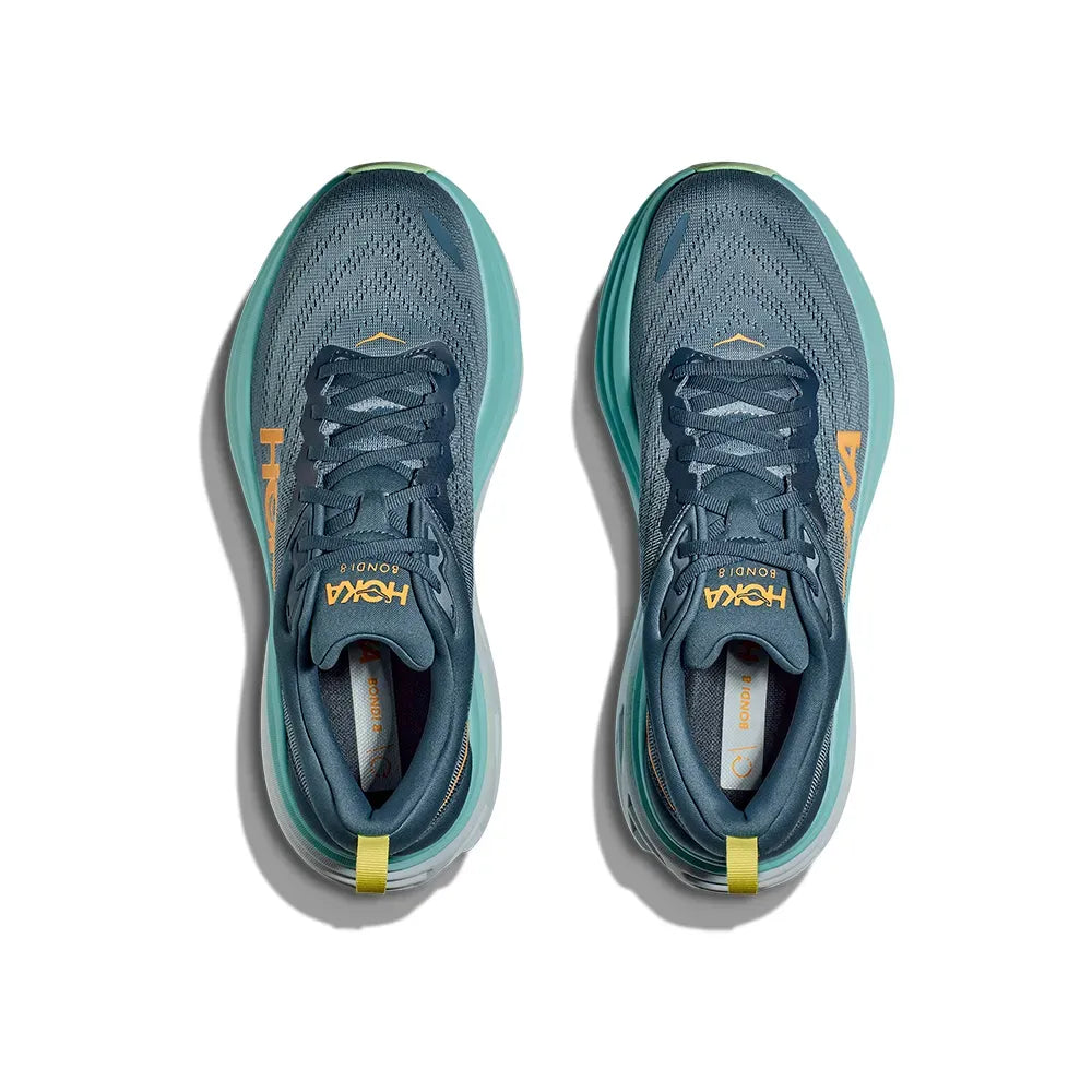 Hoka Bondi 8 Men’s Sneakers – Blue/Light Green
