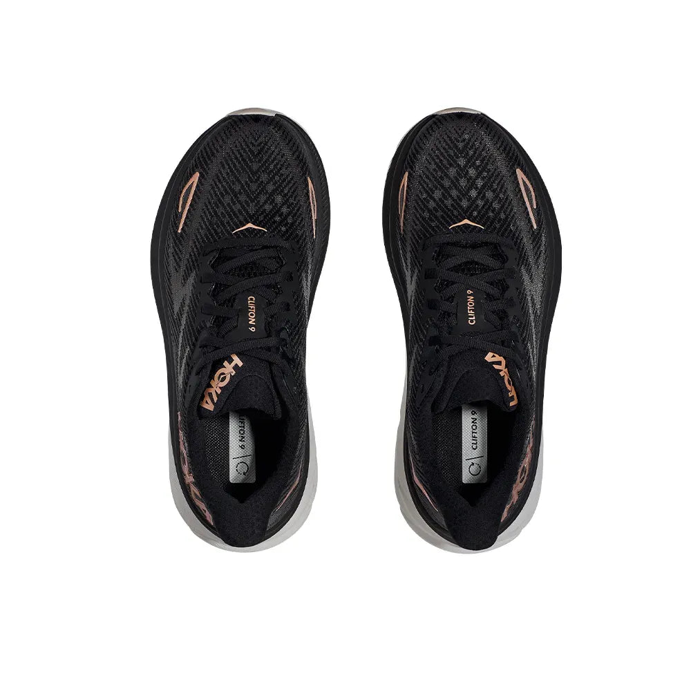 Hoka Clifton 9 Women’s Sneakers – Black