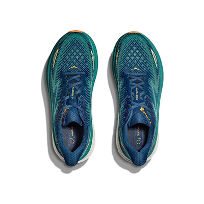 Hoka Clifton 9 Men’s Sneakers – Teal/Navy