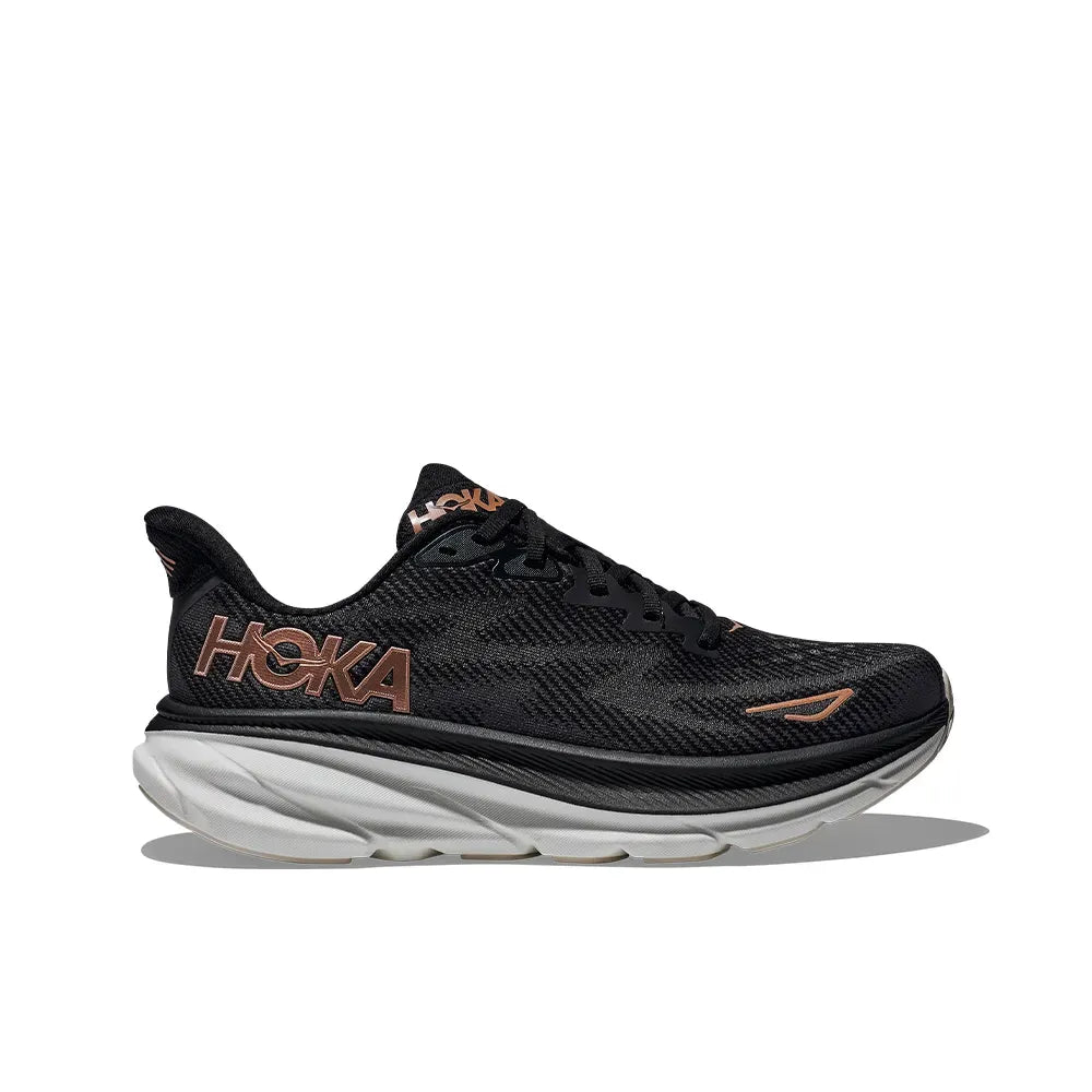 Hoka Clifton 9 Women’s Sneakers – Black