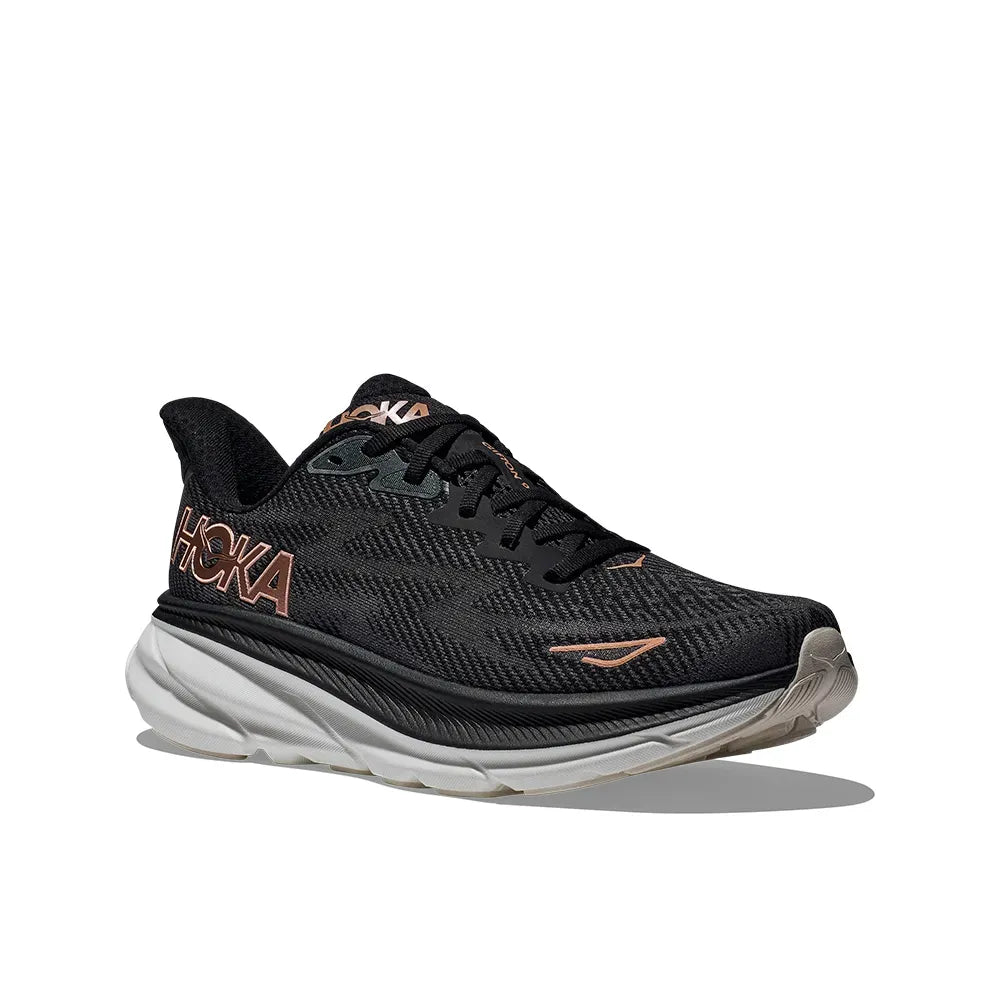 Hoka Clifton 9 Women’s Sneakers – Black