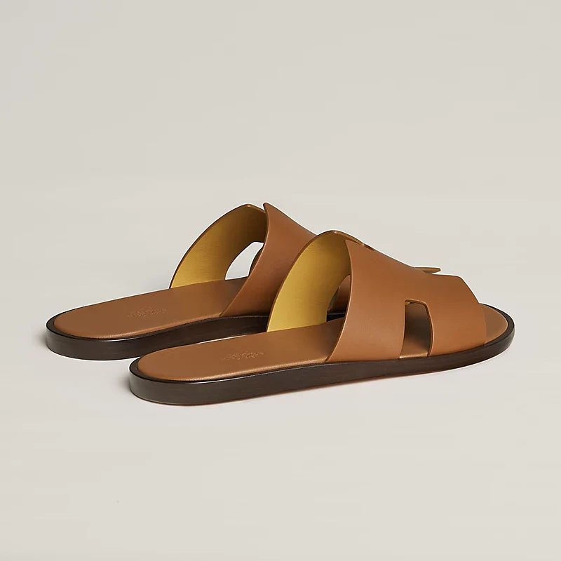 Hermes Izmir Caramel Sandals