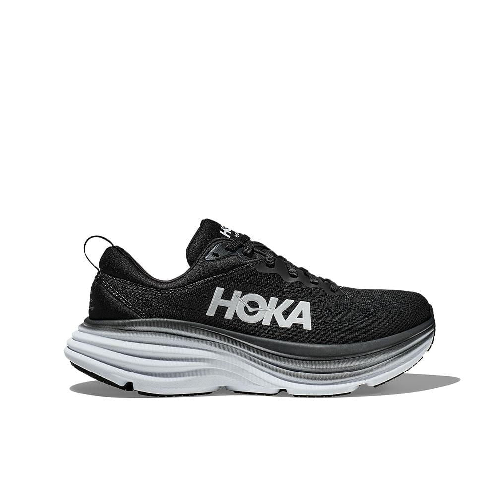 Hoka Bondi 8 – Black/White