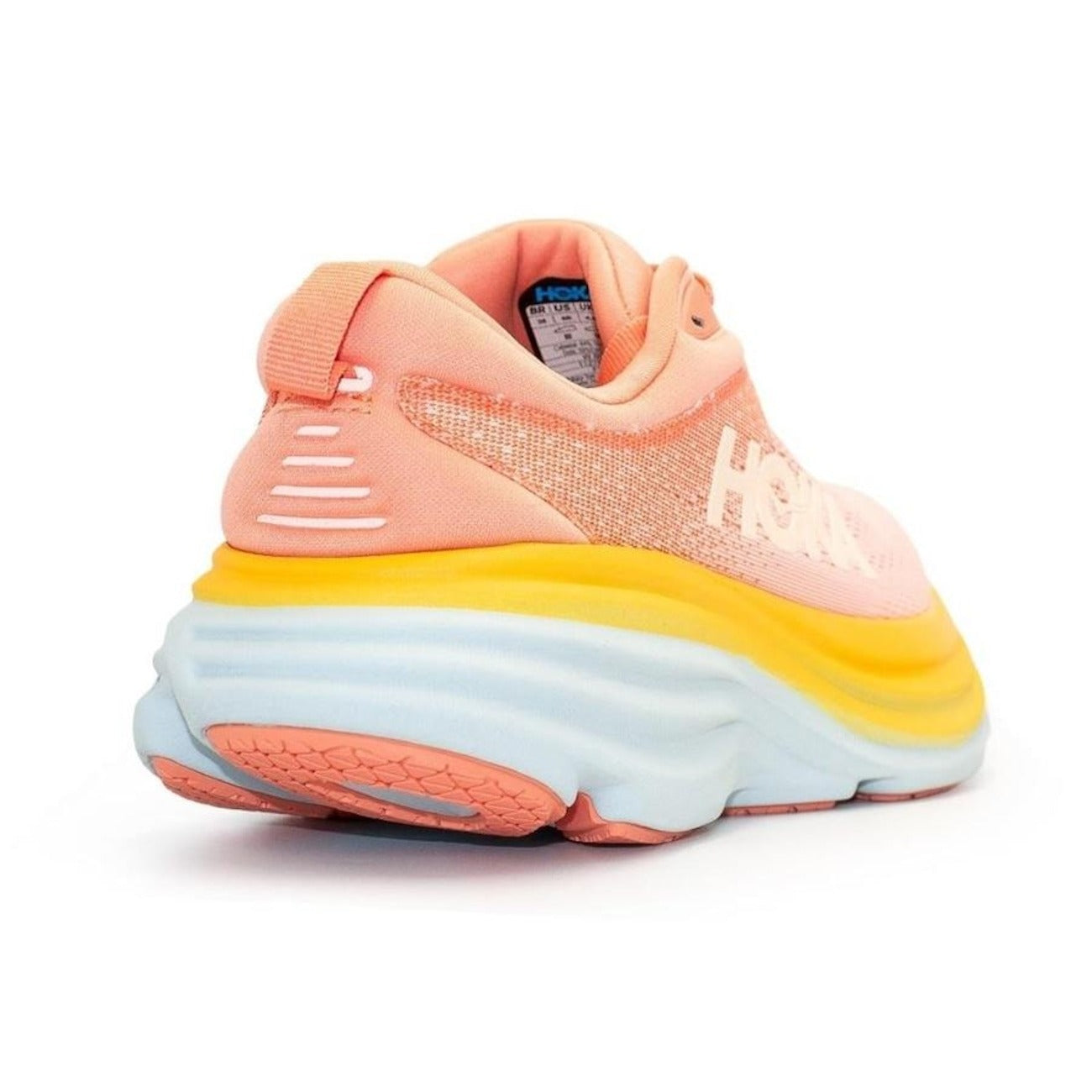 Hoka Bondi 8 – Peach/Yellow