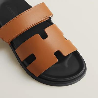 Hermès Chypre Sandal – Caramel/Black