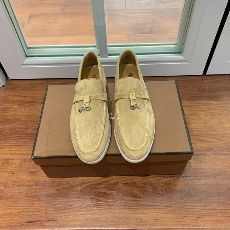Loro Piana Summer Walk Loafers – Sand