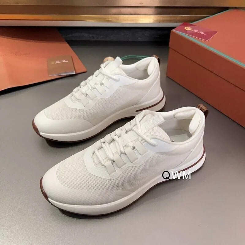 Loro Piana 360 Flex Walk Sneakers – White